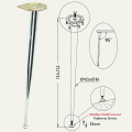 Masa Ayağı 11.460 - 42-16mm Konik Açılı (4 Adet)