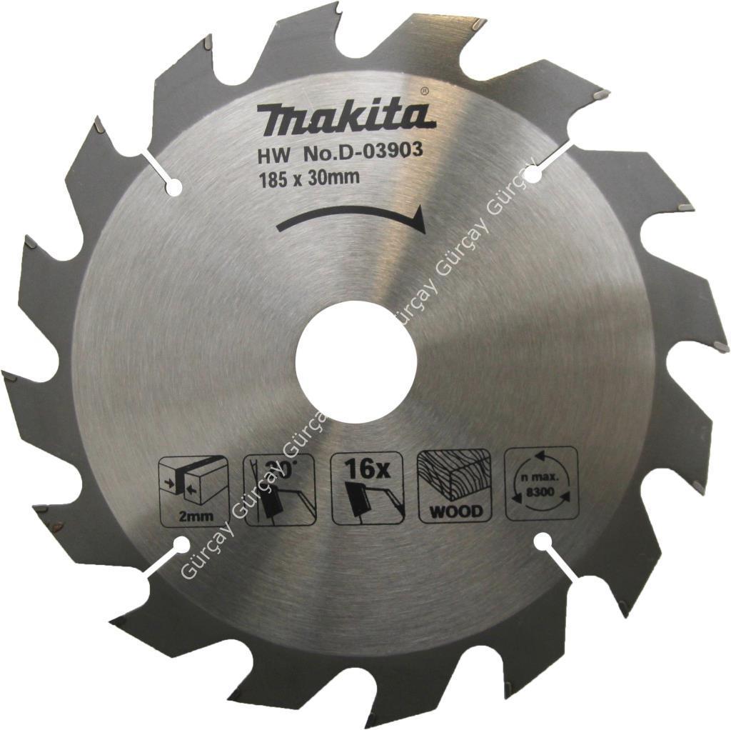 Makita D-03903 Ahşap Daire Testere 185mm 16 Diş