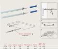 Gizli Raf Bağlantı Çubuğu 8*100mm (2 Adet)