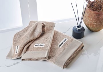 Marie Claire Paris Bambu Laure 3'Lü Havlu Set  Bej