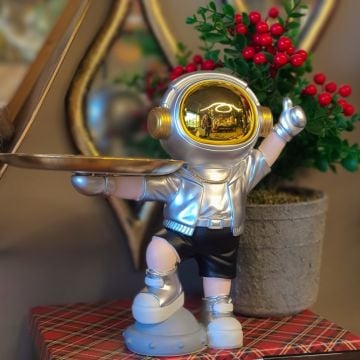 Astronot Dekoratif Tepsili Model-1