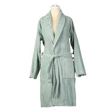 Marie Claire Paris Fiorella Micro Kadın Tek Bornoz Su Yeşili L-XL