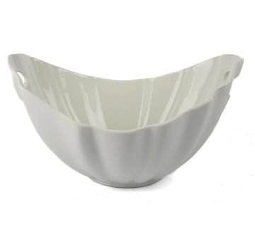 Beyaz Porselen Kase 34x25x18cm