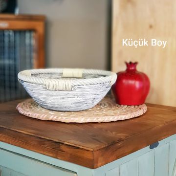 Bambu Oval Derin Gri Meyvelik