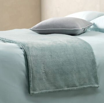 Marie Claire Paris Cozy Microfiber Tek Kişilik Battaniye Yeşil