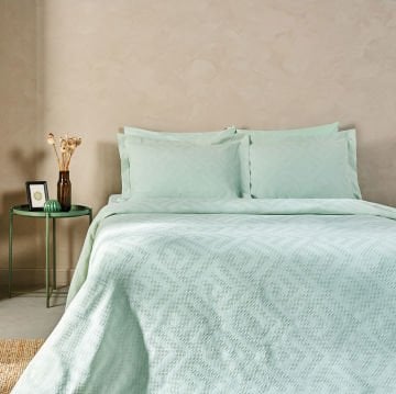 Marie Claire Paris Harper Çift Kişilik Pike Takımı Yeşil