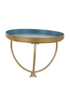 Rani Blue Metal Sehpa