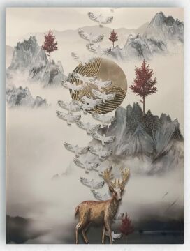 75cmX100cm Çerçevesiz Tablo