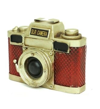 Metal Dekoratif Fotoğraf Makinesi Obje