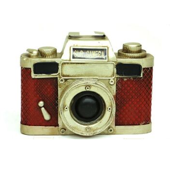 Metal Dekoratif Fotoğraf Makinesi Obje