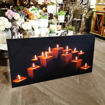 Mumlar 60cmX120cm Led Işıklı Tablo