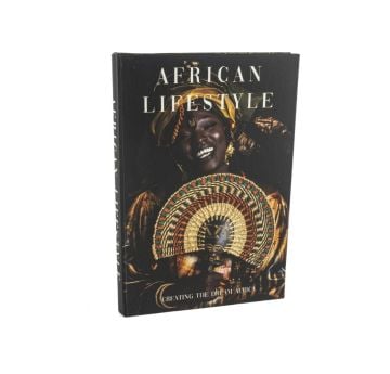 Siyah African Life Kitap Kutu Büyük Boy