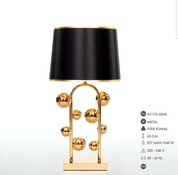 Gold Toplar Abajur
