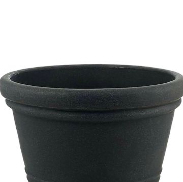 Flowerpot Antrasit Düz Saksı 45cm