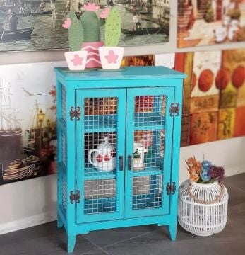 Mini Çift Kapaklı Tel Dolap