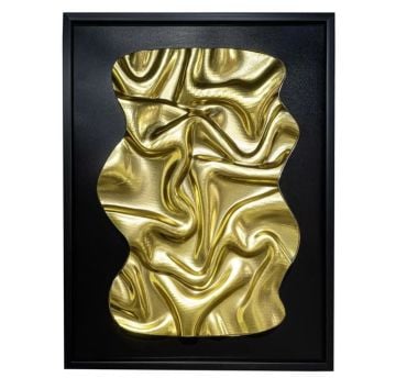 Gold Wave Dekoratif Tablo