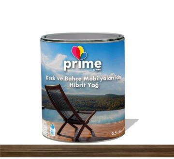 Prime Deck Ve Bahçe Mobilyaları Hybrid Yağı 2,5Lt-Ceviz