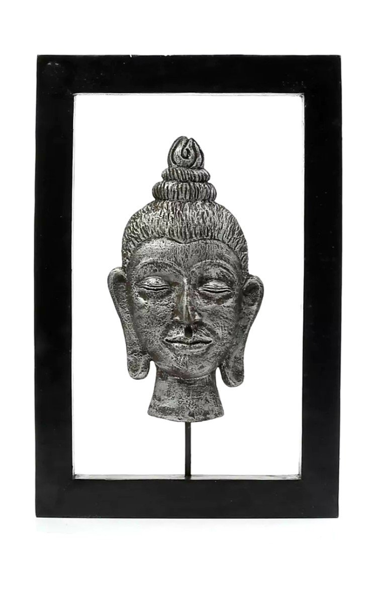 Ahşap Çerçeveli Buda Dekor Tablo