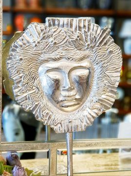 Metal Mask Dekoratif Obje