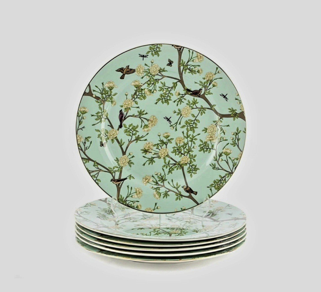 Garden 6lı Porselen Pasta Tabağı 22cm