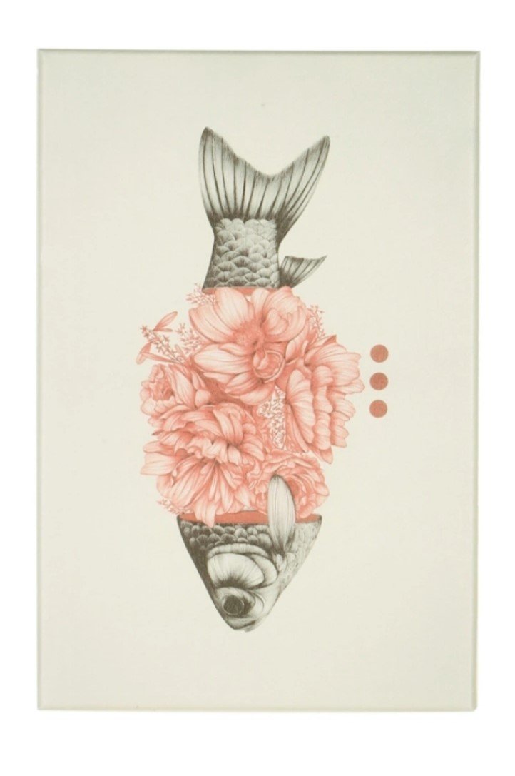 Modern Balık Tablo 40*60cm