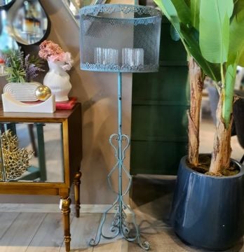 Antik Green Ayaklı Tealıght 130cm
