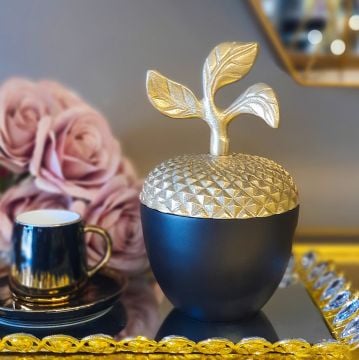Fındık Model Kapaklı Sunumluk Dekor Büyük Boy