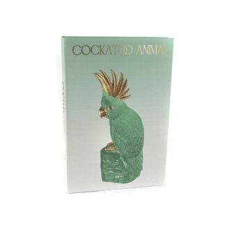 Yeşil Cockatoo Kitap Kutu 35x24x3cm
