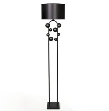 Metal Siyah Ayaklı Lambader 164cm