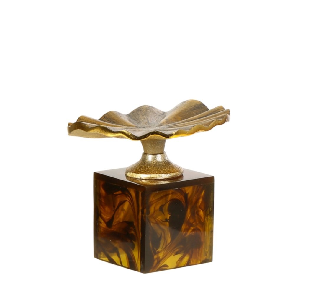 Amber Kaideli Yaprak Dekor 13cm