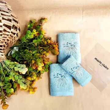 Marie Claire Paris Micro Orchide 3'Lü El Havlusu Yeşil