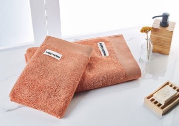 Marie Claire Paris Bambu Laure 2'Li Havlu Set Kiremit