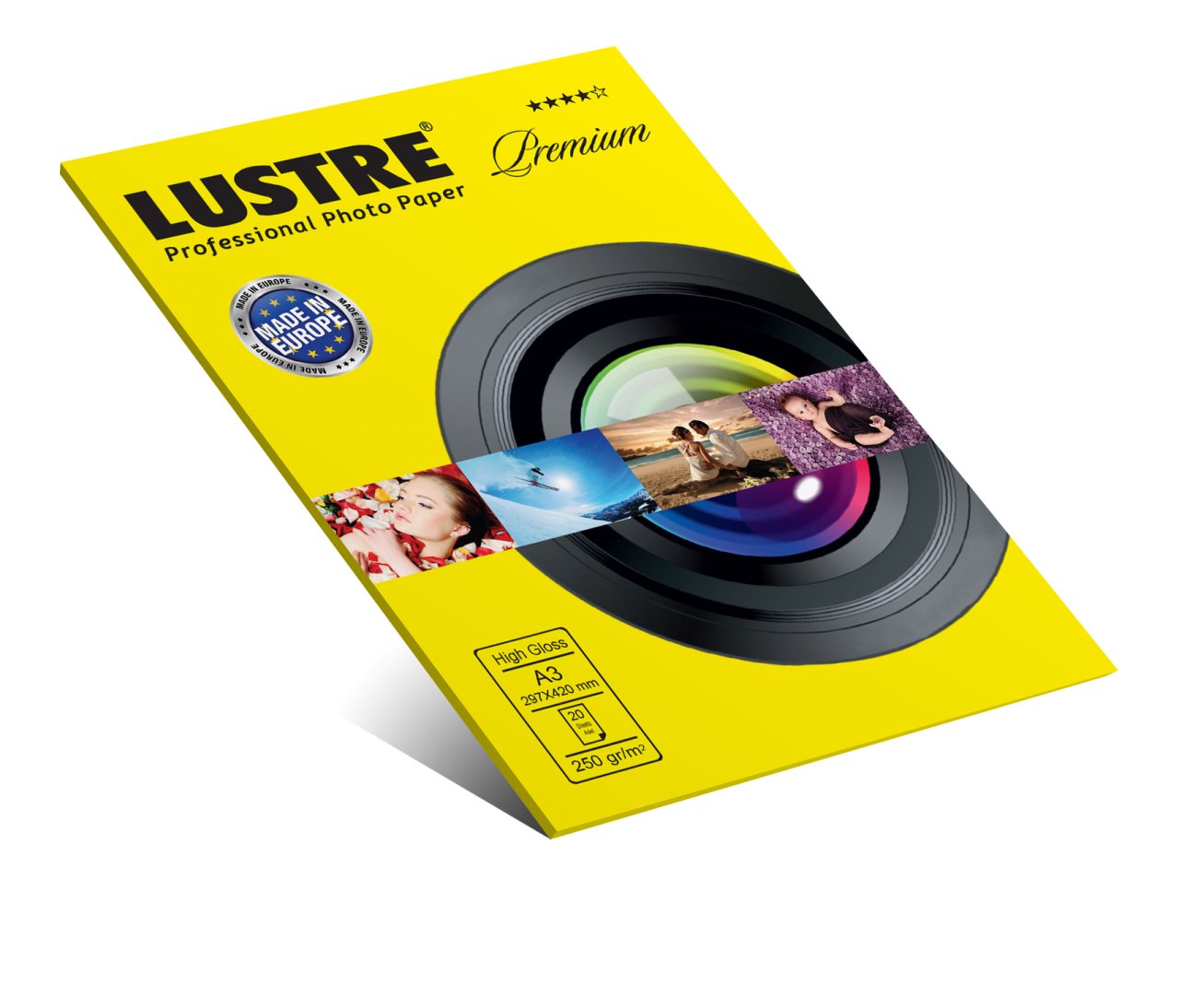 Lustre Premium Parlak A3 255 g Fotoğraf Kağıdı