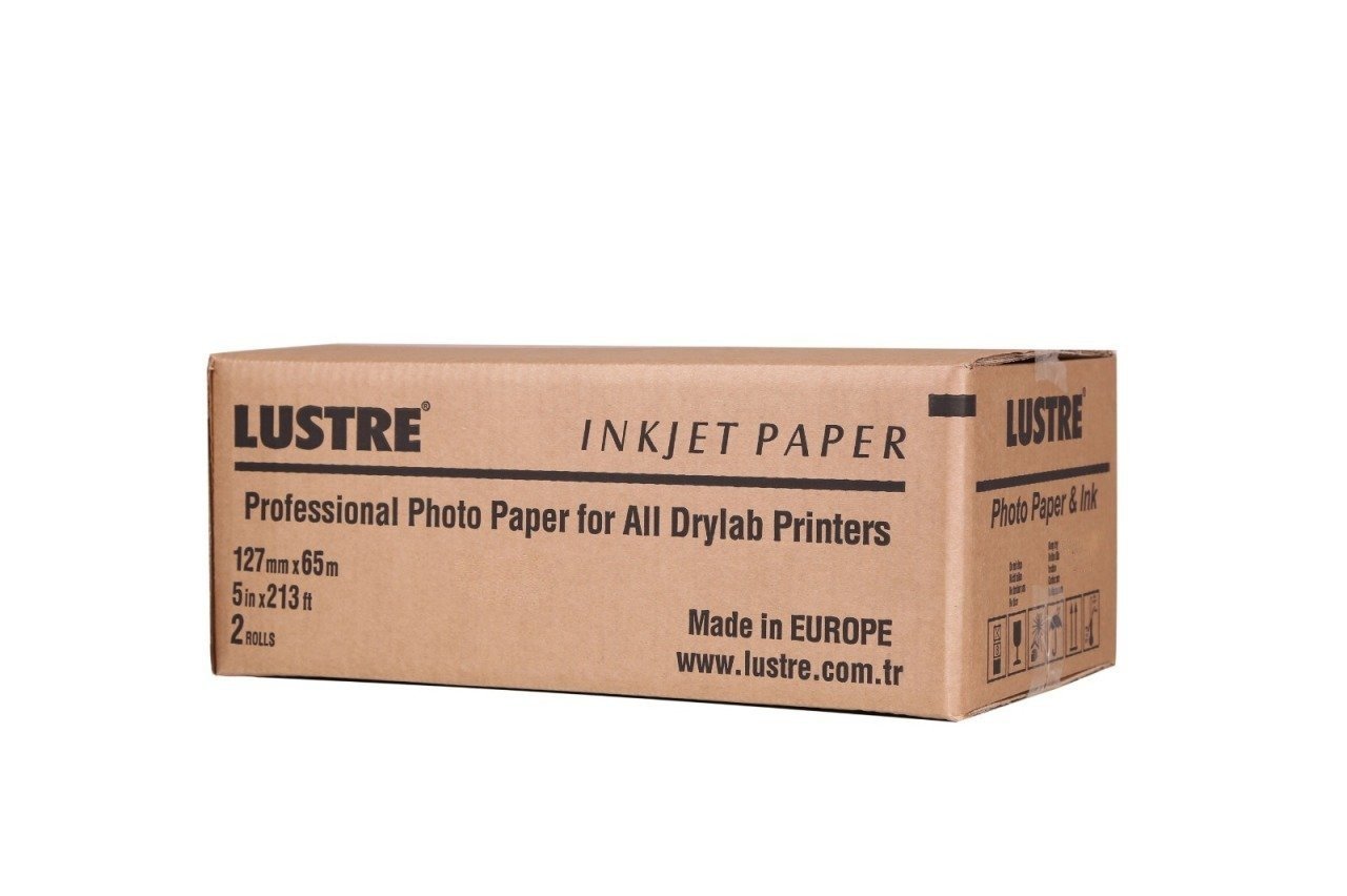 Lustre Premium Parlak 12,7cmX65m 255 g Fotoğraf Kağıdı(Koli de 2 rulo bulunmaktadır