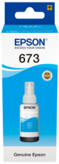 Epson T673 Mavi L800 /L810 /L850 /L1800 İçin 70 ml  Orijinal Mürekkep