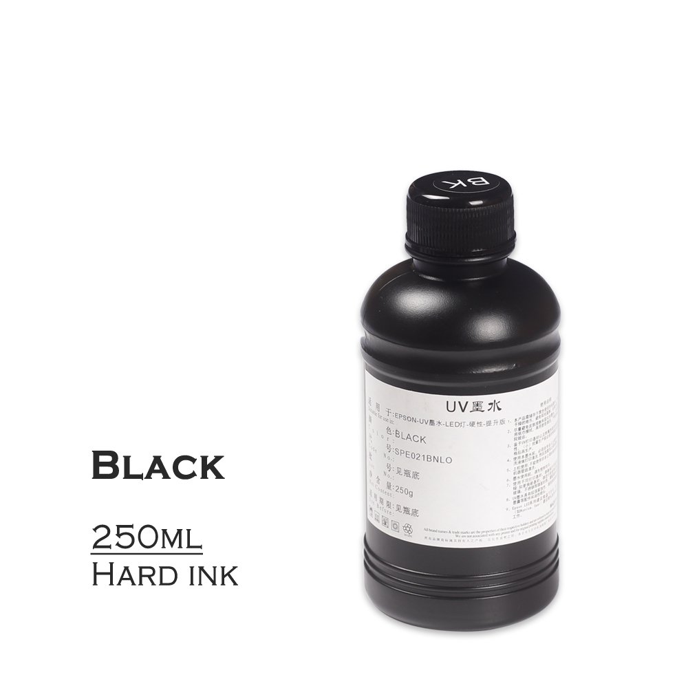 Uv Mürekkep 250 ml -Black- Sert Zemin