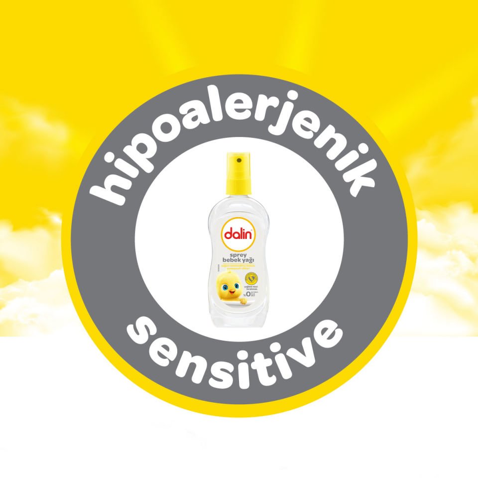 Dalin x 4 Adet Sprey Bebek Yağı Klasik- Bıcı Bıcı 200 ml
