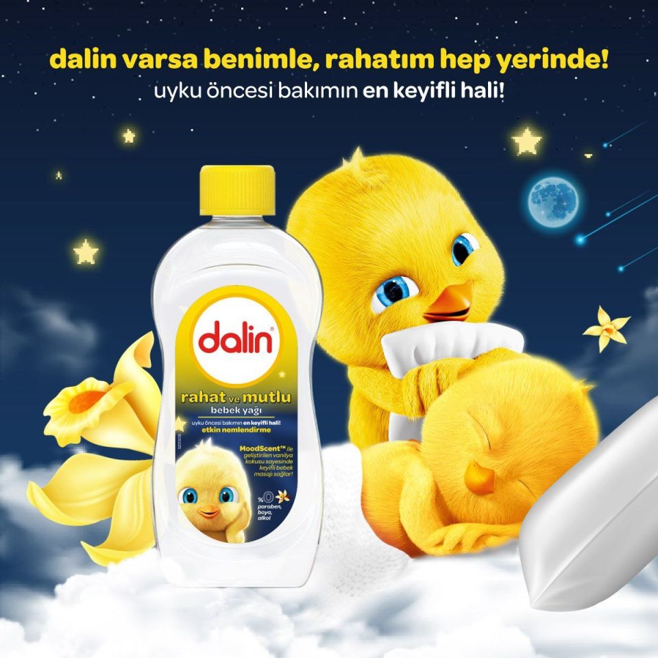 Dalin x 2 Adet Bebek Yağı - Rahat ve Mutlu 300 ml