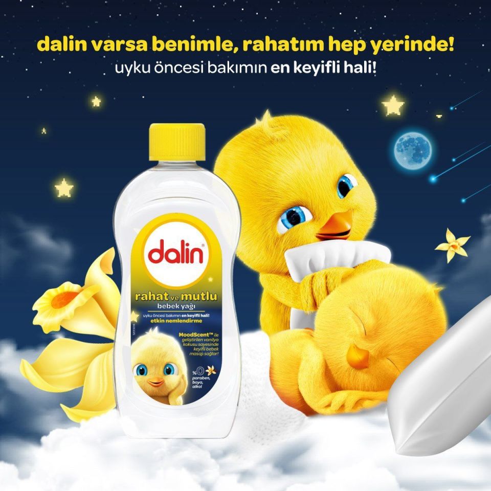 Dalin Bebek Yağı - Rahat ve Mutlu 300 ml