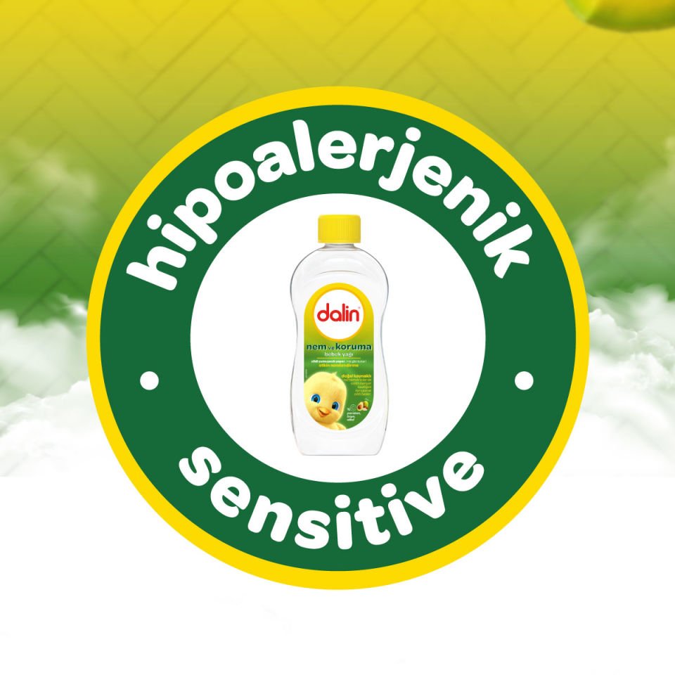 Dalin x 4 Adet Bebek Yağı - Nem ve Koruma 300 ml