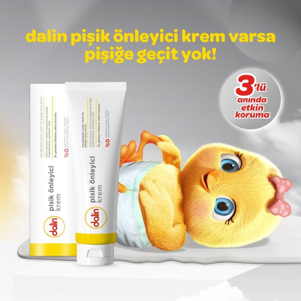 Dalin x 6 Adet Pişik Önleyici Krem 100 ml