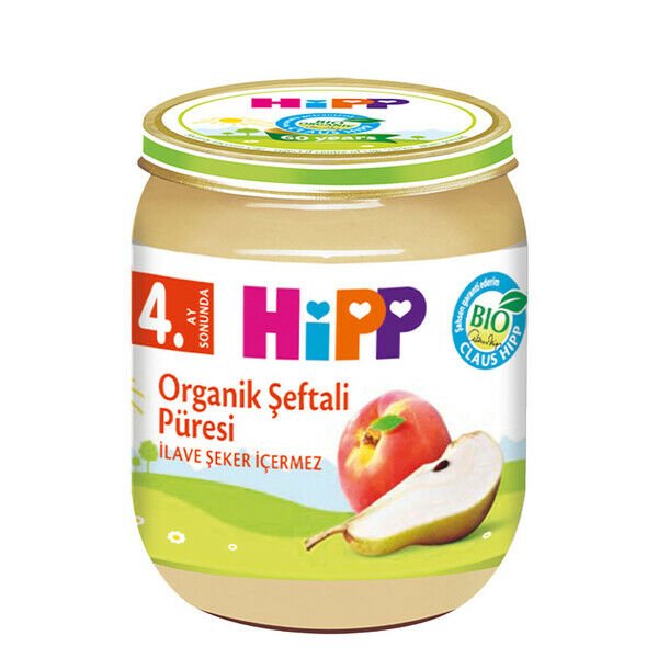 Hipp Organik Şeftali Püresi 125gr