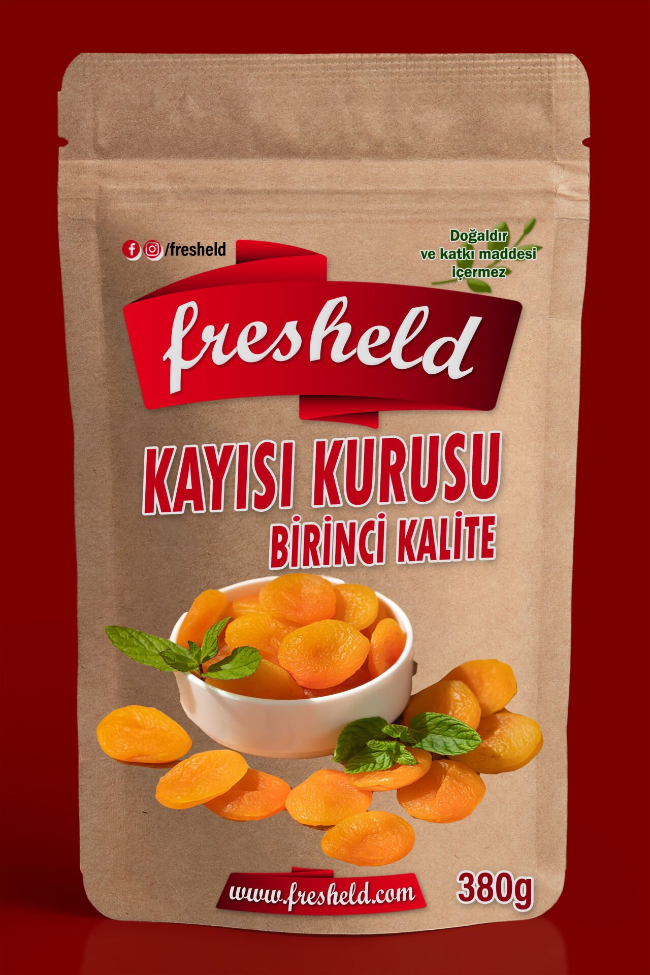 Fresheld Kayısı 1.Kalite 380gr