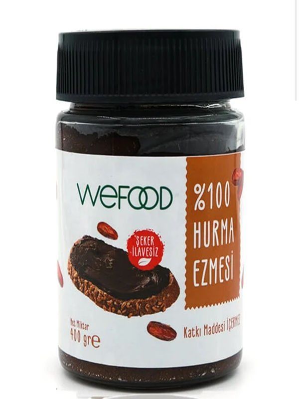 Wefood %100 Sade Hurma Ezmesi 400 gr x 2 Paket