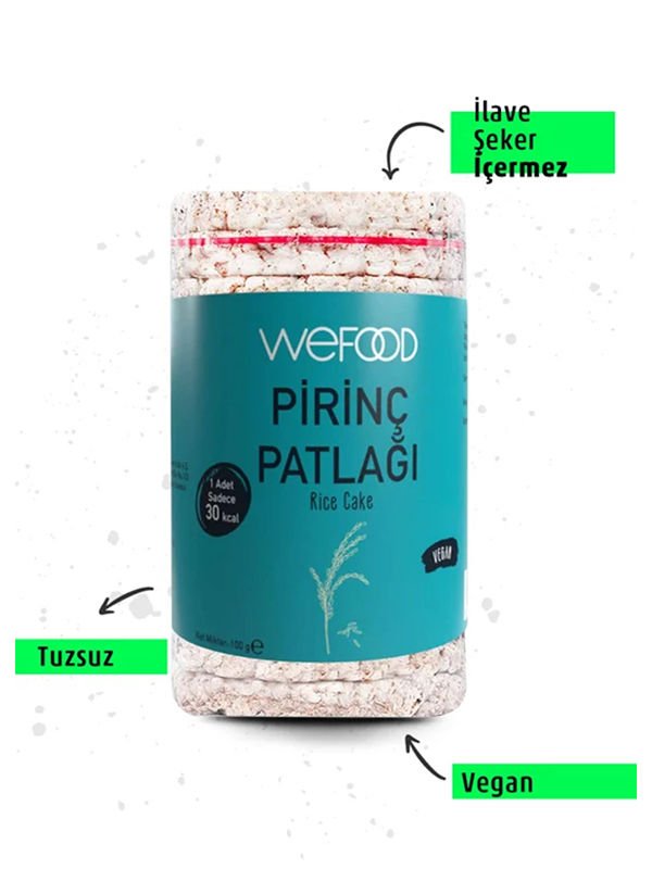 Wefood Pirinç Patlağı 100 gr