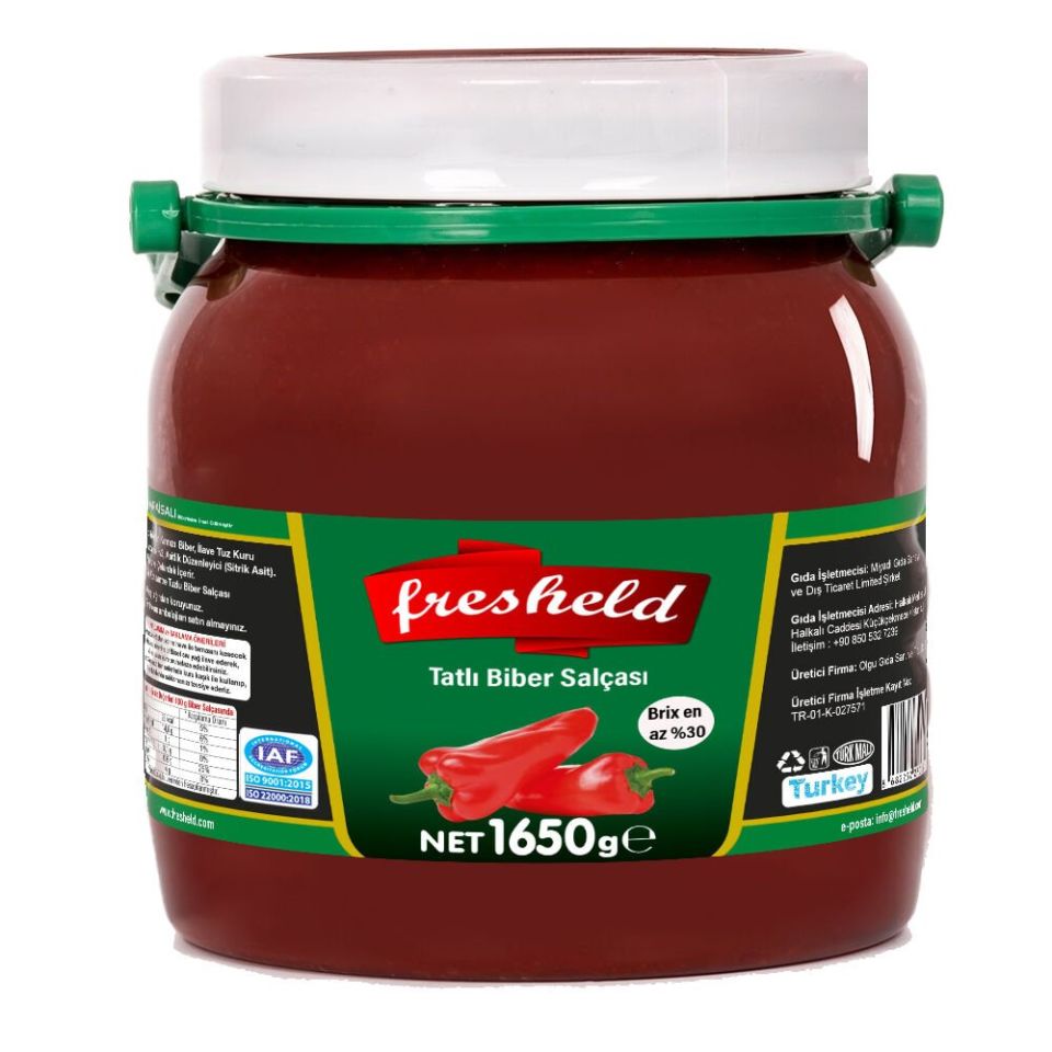 Fresheld  x 2 Adet Tatlı Biber Salçası 1650 gr