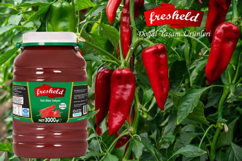 Fresheld x 2 Adet Acı Biber Salçası 3000 gr