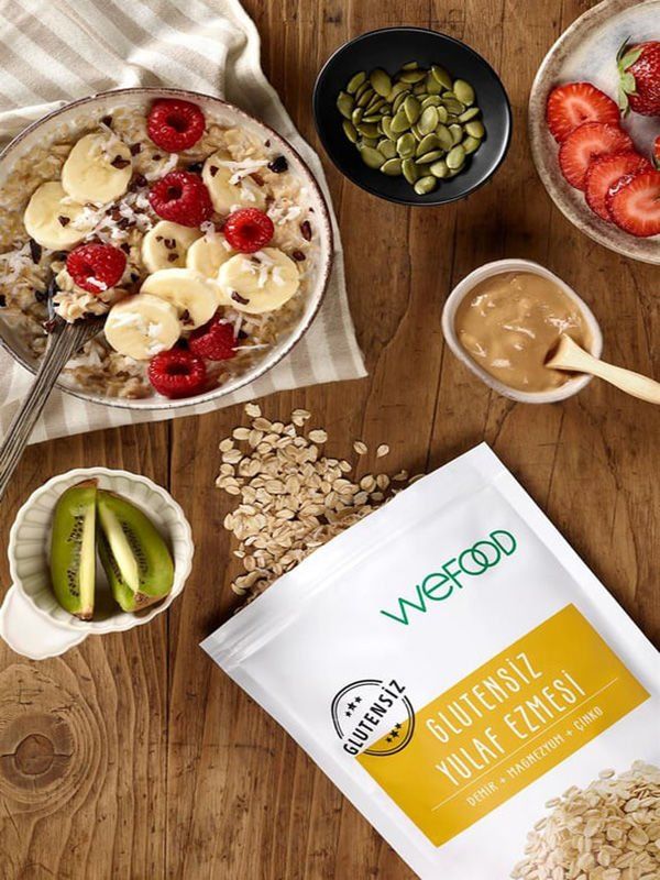 Wefood x 2 Paket Glutensiz Yulaf Ezmesi 300 gr