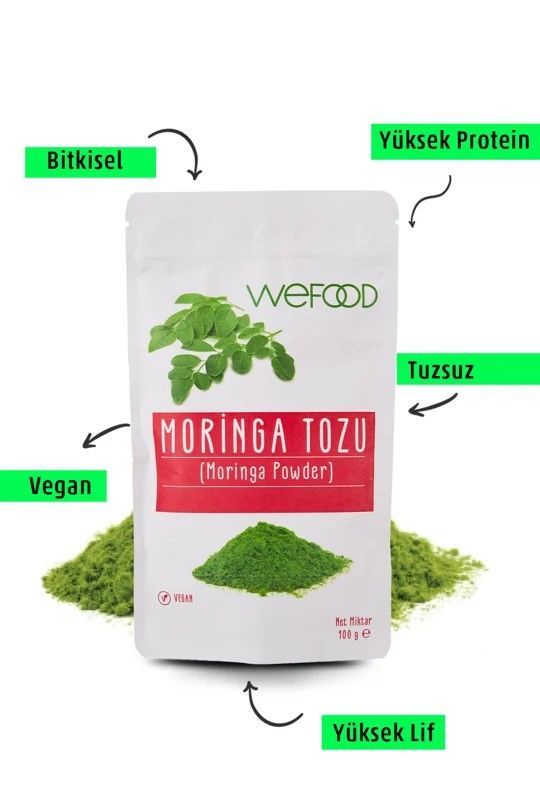 Wefood x 2 Adet Moringa Tozu 100 gr