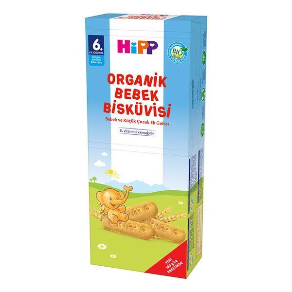 Hipp Organik x 4 Adet Bebek Bisküvisi 180gr